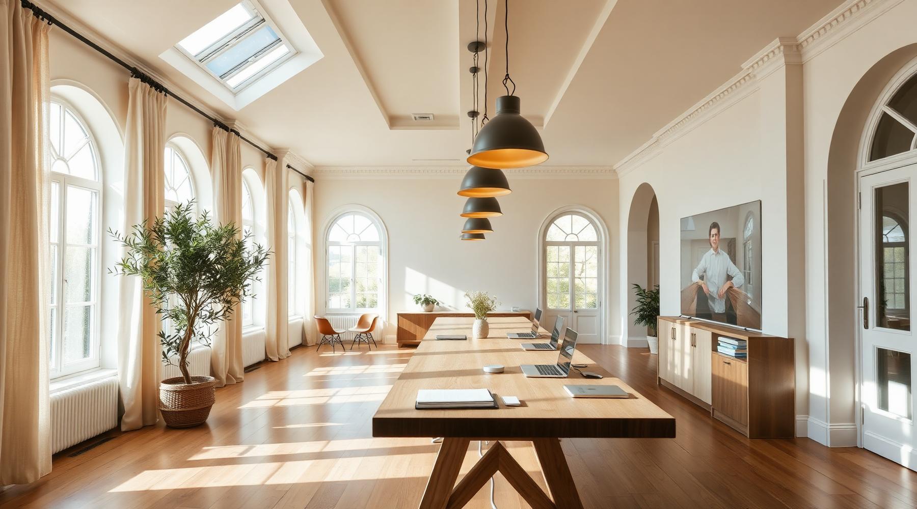 Bright modern boutique office